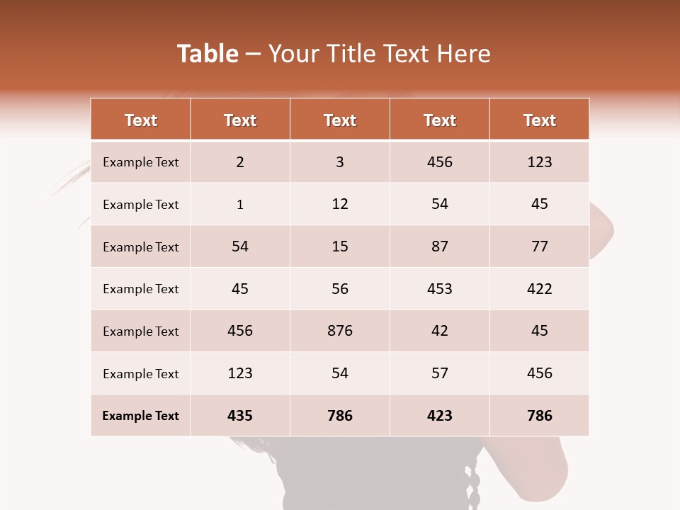 Christmas Orange Background PowerPoint Template
