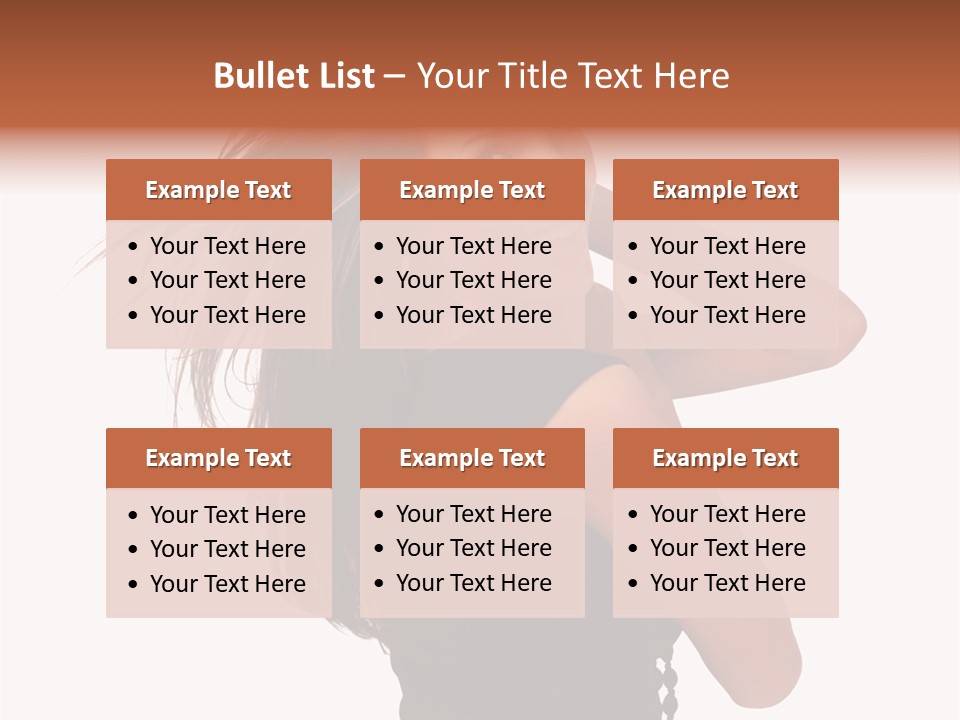 Christmas Orange Background PowerPoint Template