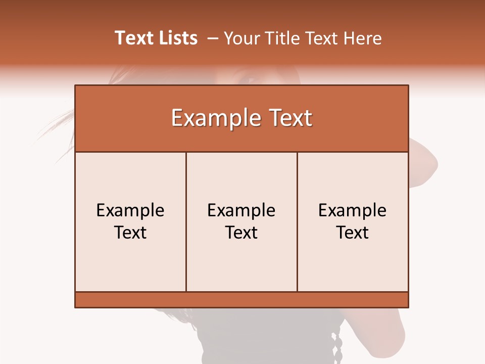 Christmas Orange Background PowerPoint Template