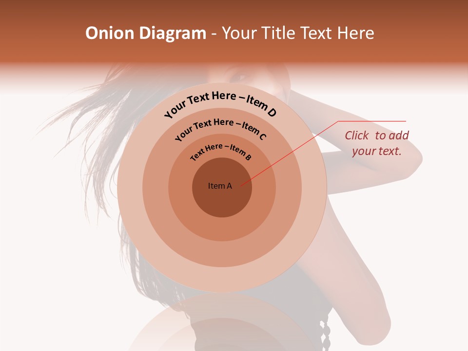 Christmas Orange Background PowerPoint Template
