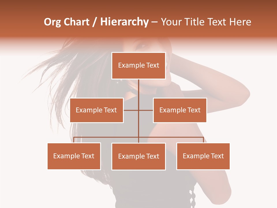 Christmas Orange Background PowerPoint Template