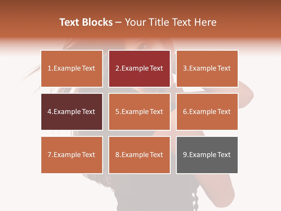 Christmas Orange Background PowerPoint Template