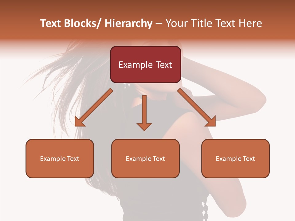Christmas Orange Background PowerPoint Template