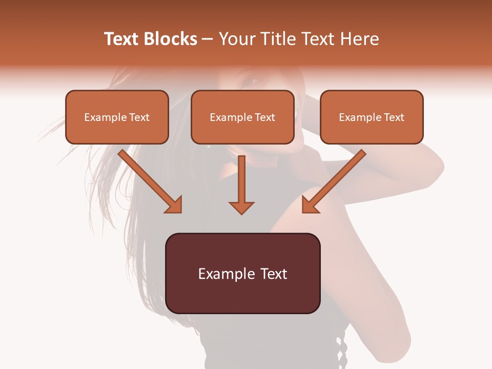 Christmas Orange Background PowerPoint Template