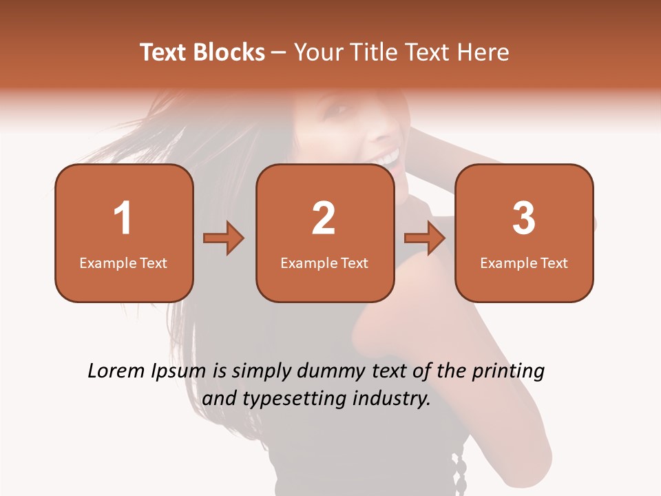 Christmas Orange Background PowerPoint Template