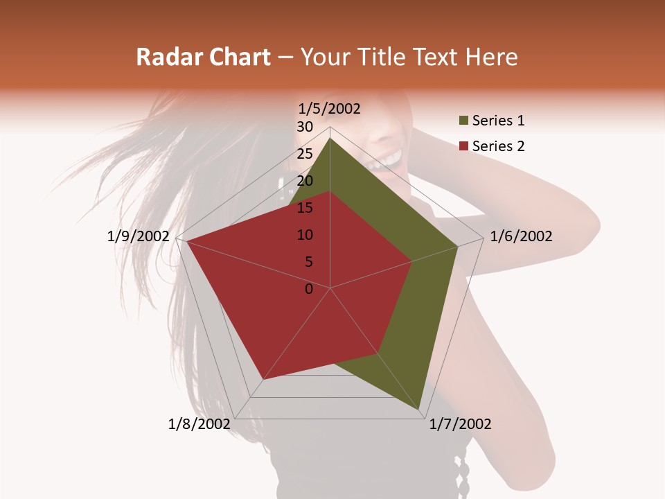 Christmas Orange Background PowerPoint Template
