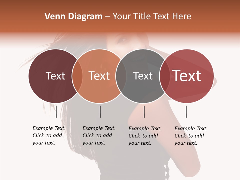 Christmas Orange Background PowerPoint Template