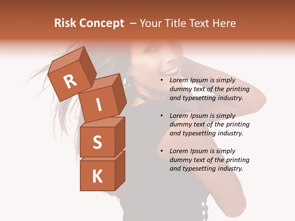 Christmas Orange Background PowerPoint Template