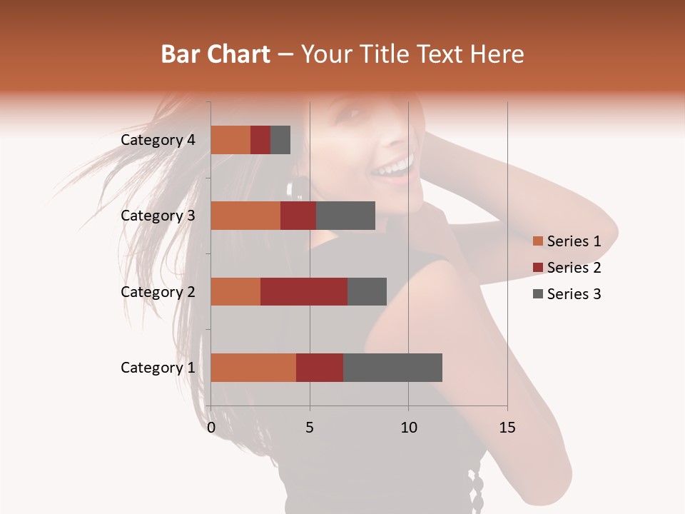 Christmas Orange Background PowerPoint Template