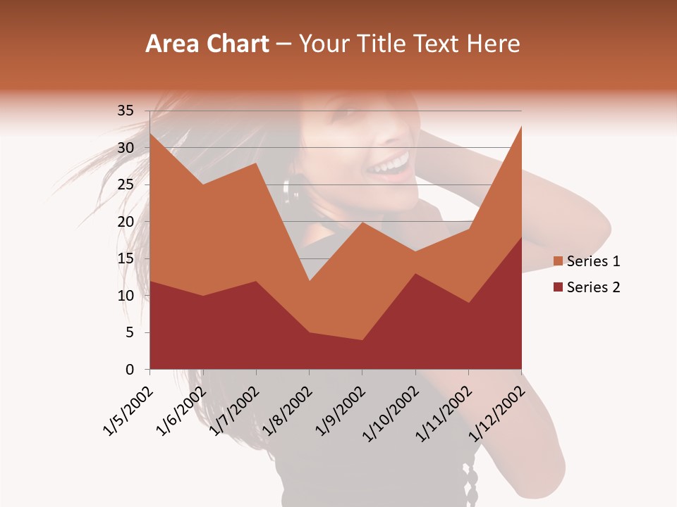 Christmas Orange Background PowerPoint Template
