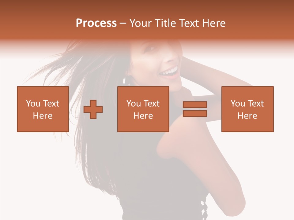 Christmas Orange Background PowerPoint Template