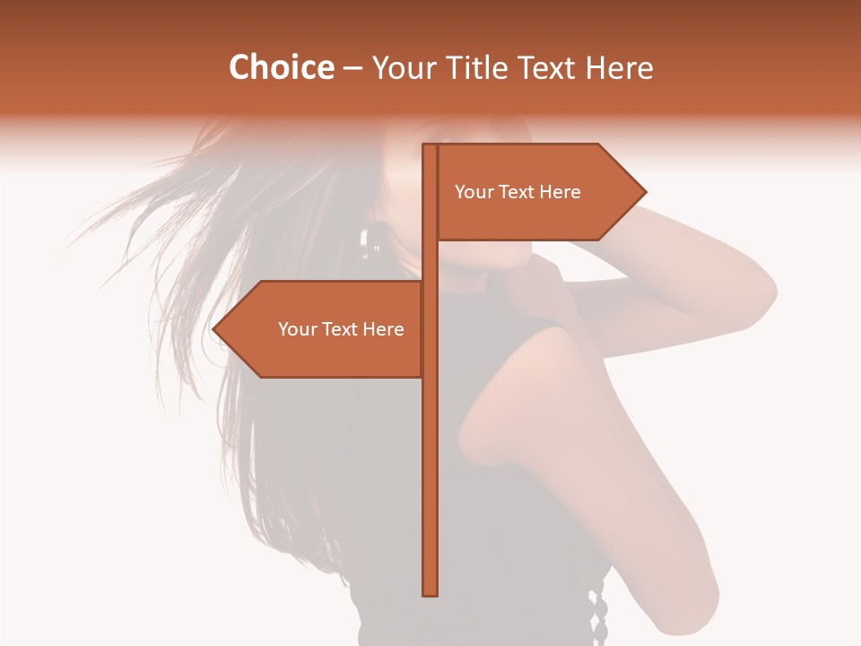 Christmas Orange Background PowerPoint Template