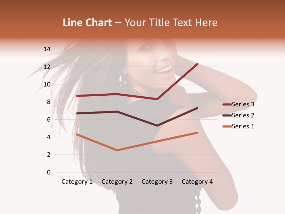 Christmas Orange Background PowerPoint Template