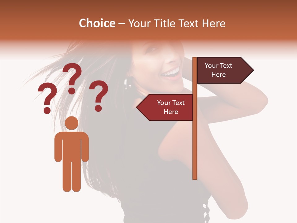 Christmas Orange Background PowerPoint Template