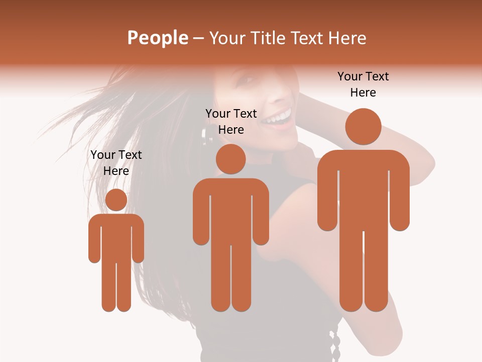 Christmas Orange Background PowerPoint Template