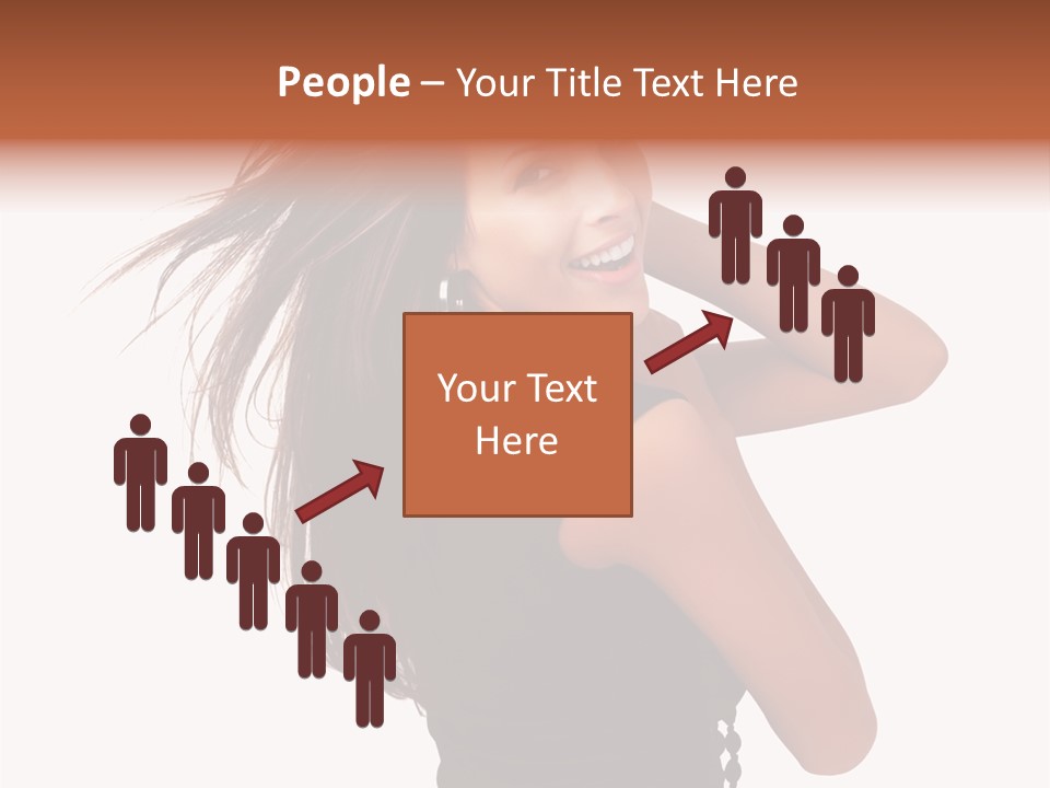 Christmas Orange Background PowerPoint Template