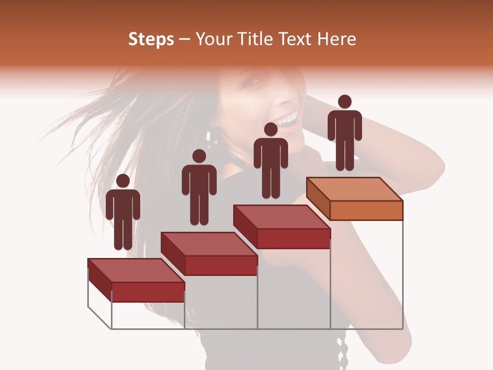 Christmas Orange Background PowerPoint Template