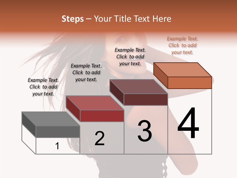 Christmas Orange Background PowerPoint Template