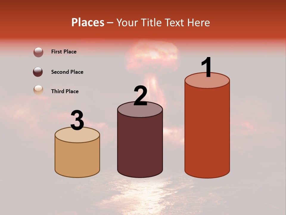 Background Bomb Smog PowerPoint Template