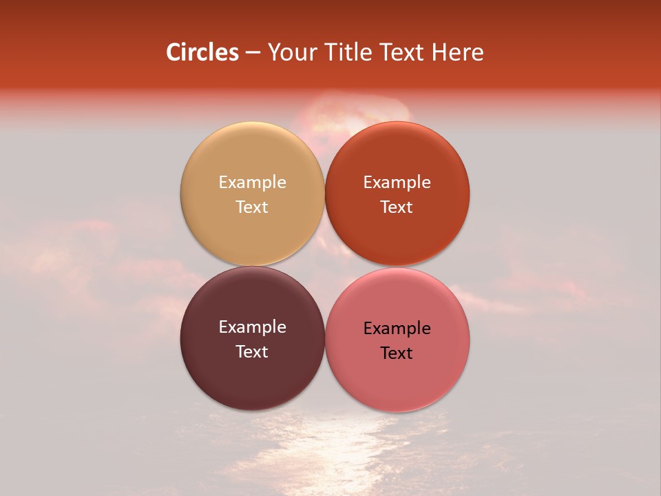 Background Bomb Smog PowerPoint Template