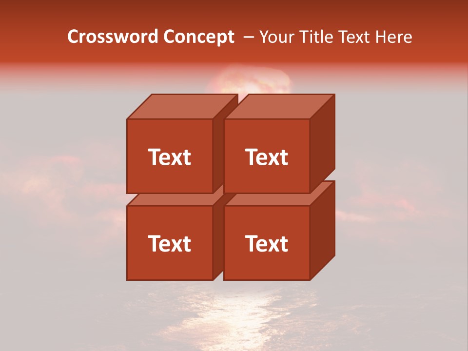 Background Bomb Smog PowerPoint Template