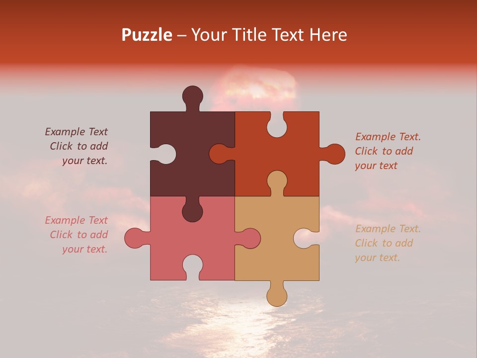 Background Bomb Smog PowerPoint Template