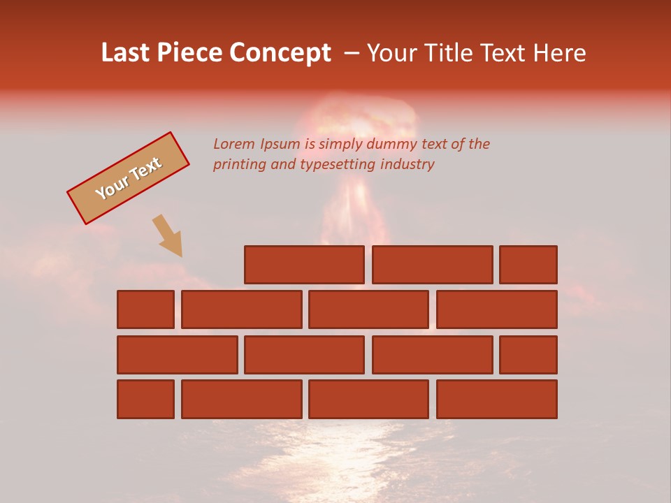 Background Bomb Smog PowerPoint Template