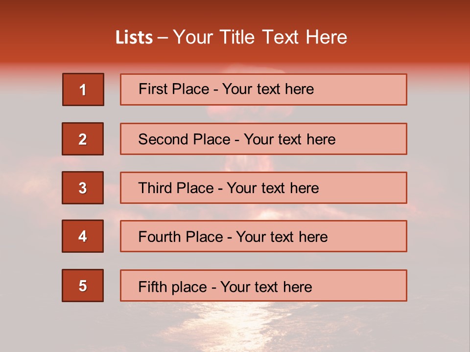 Background Bomb Smog PowerPoint Template