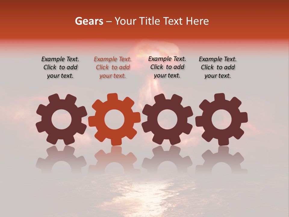 Background Bomb Smog PowerPoint Template