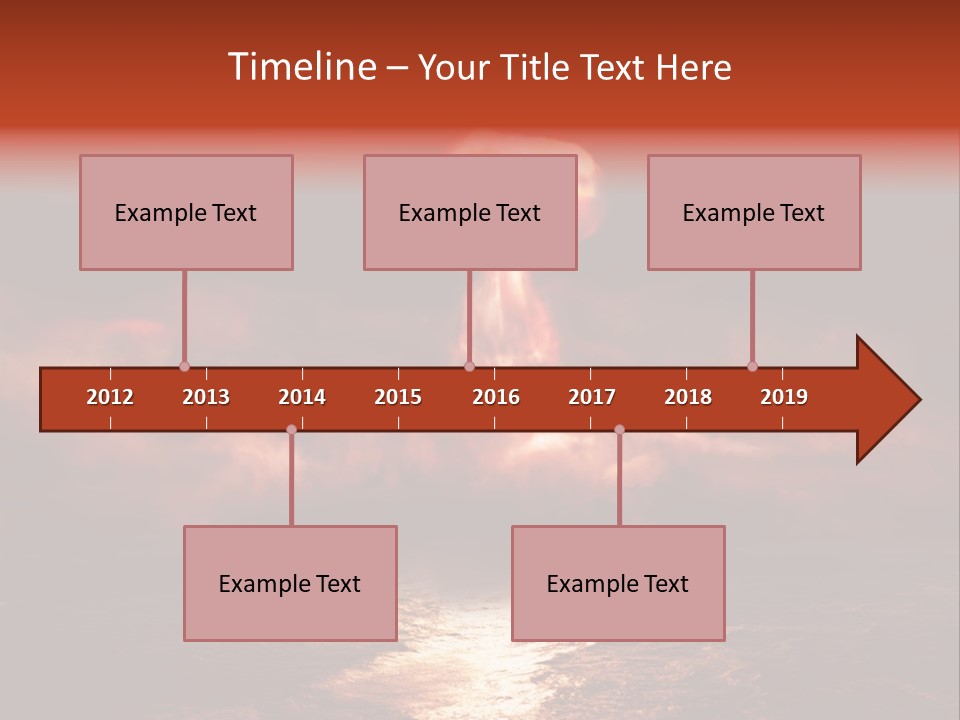 Background Bomb Smog PowerPoint Template