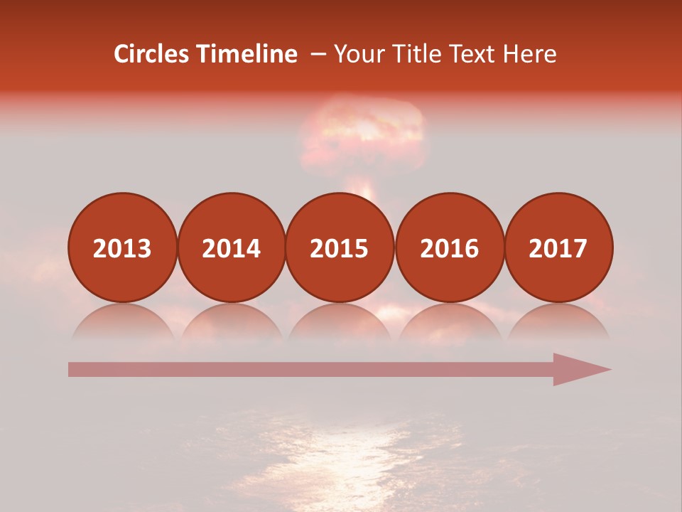 Background Bomb Smog PowerPoint Template