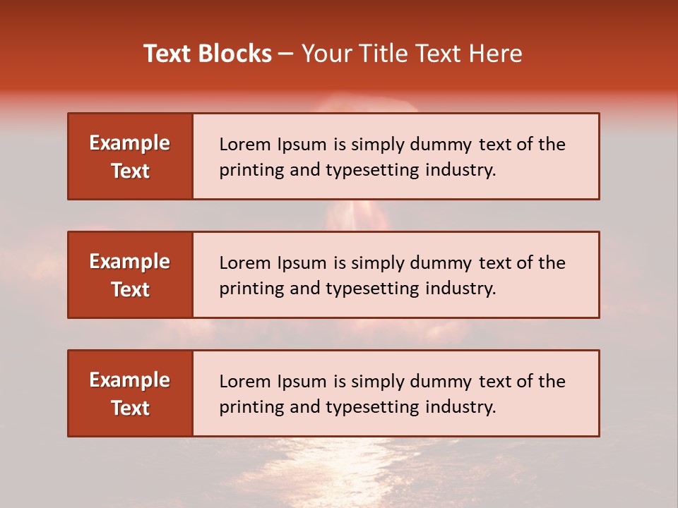 Background Bomb Smog PowerPoint Template