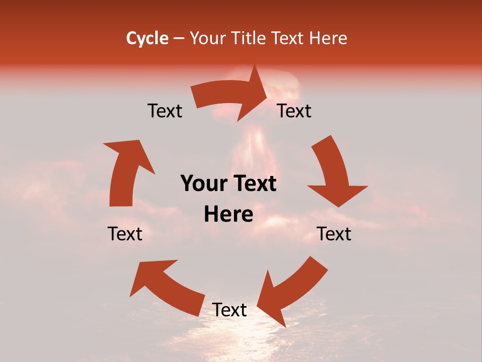 Background Bomb Smog PowerPoint Template