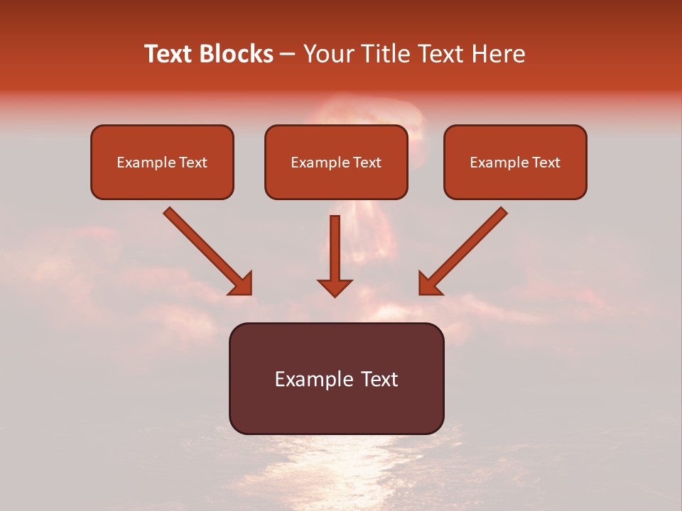 Background Bomb Smog PowerPoint Template