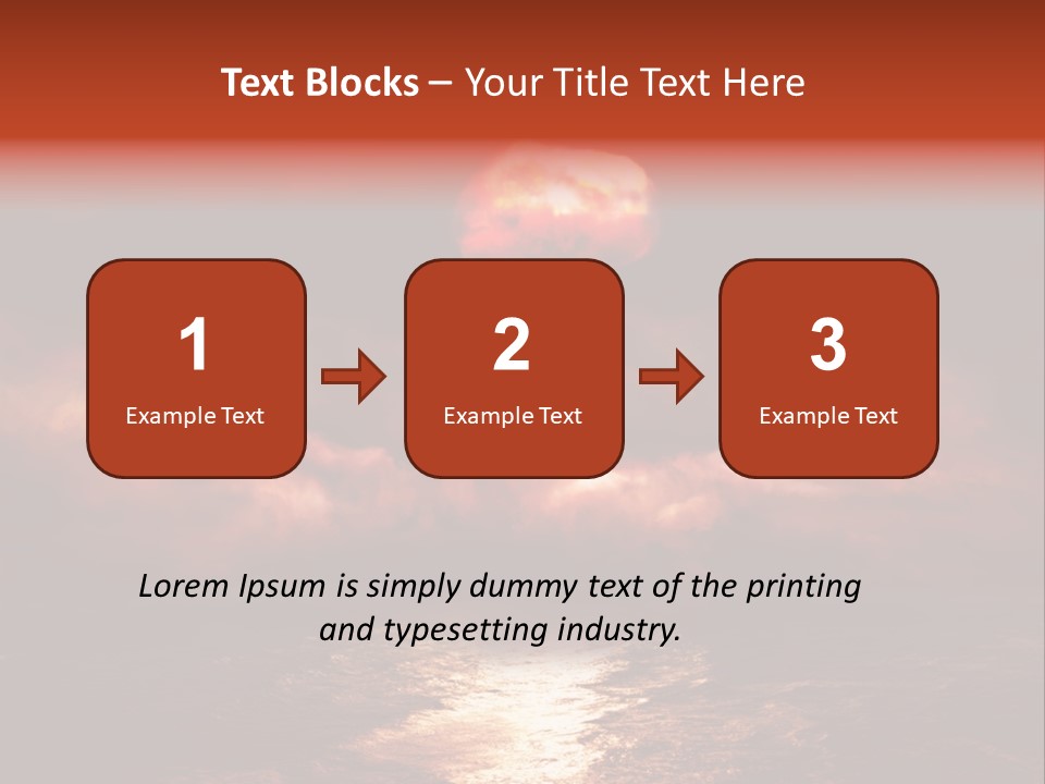 Background Bomb Smog PowerPoint Template