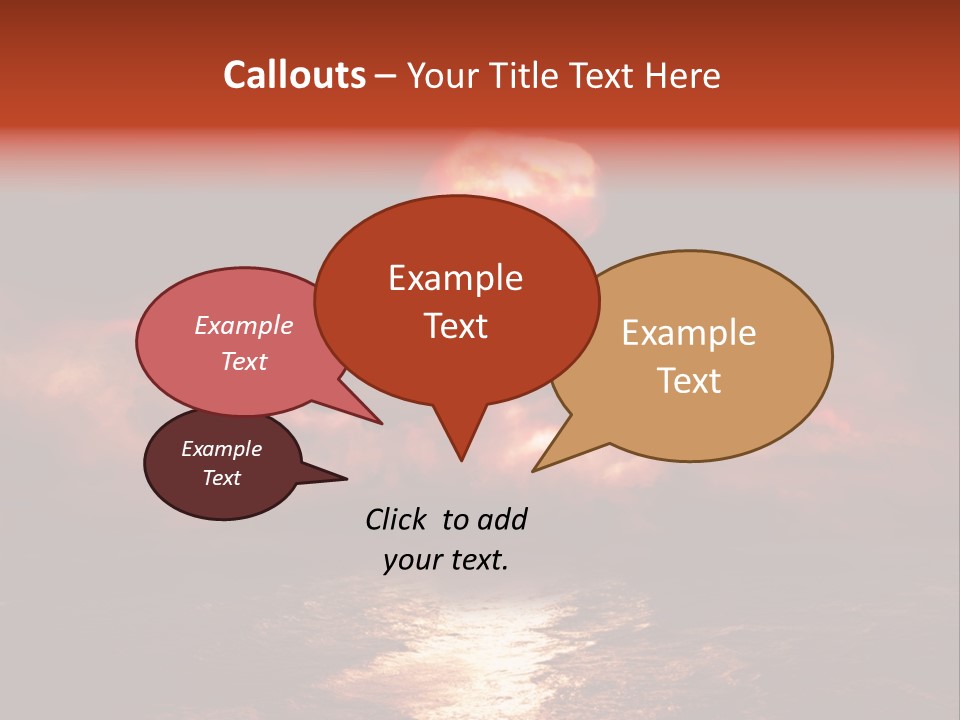 Background Bomb Smog PowerPoint Template