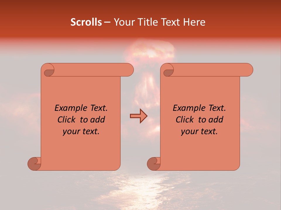 Background Bomb Smog PowerPoint Template