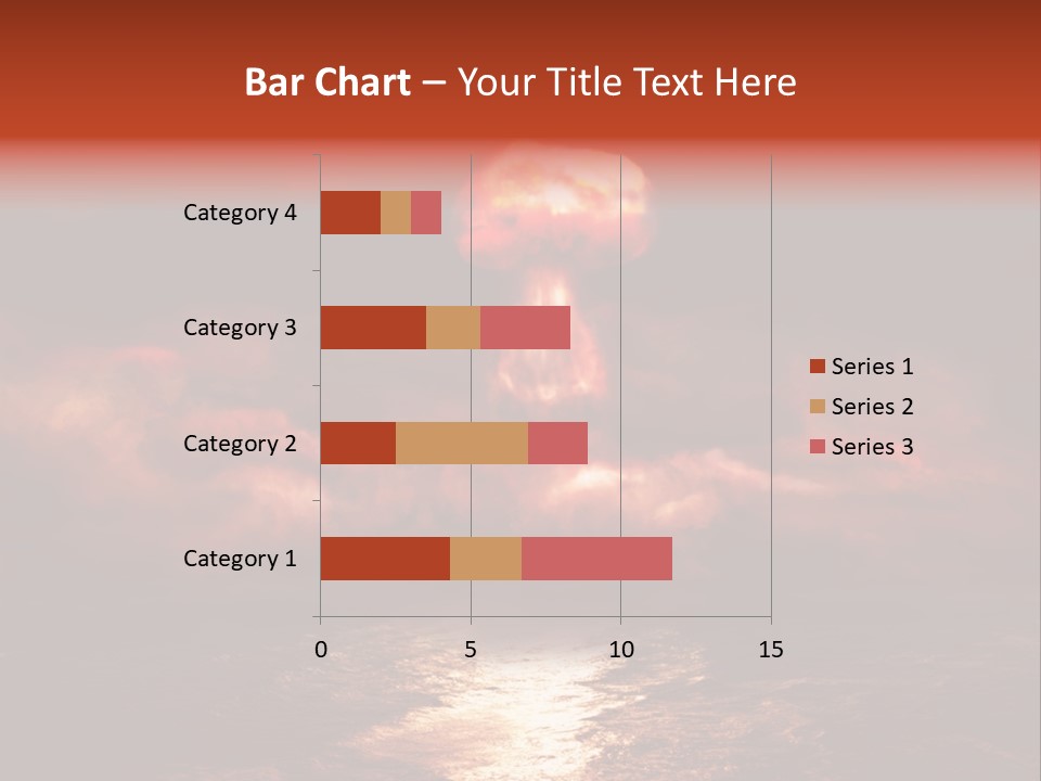 Background Bomb Smog PowerPoint Template