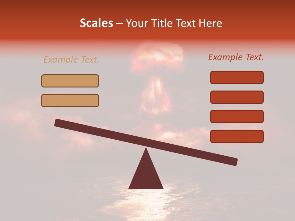 Background Bomb Smog PowerPoint Template