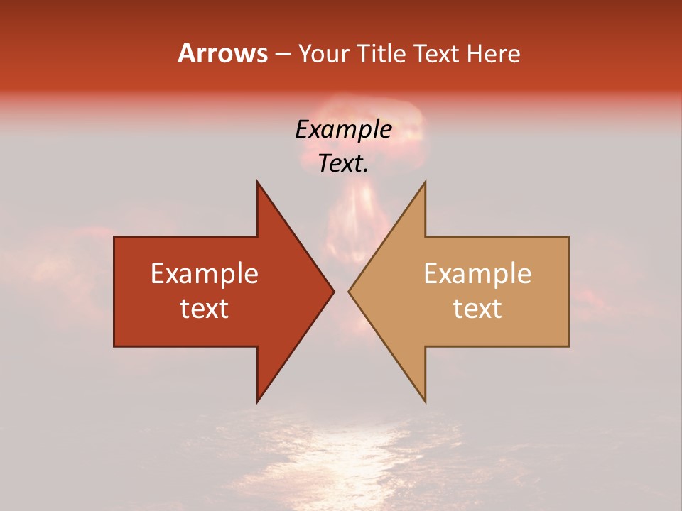 Background Bomb Smog PowerPoint Template