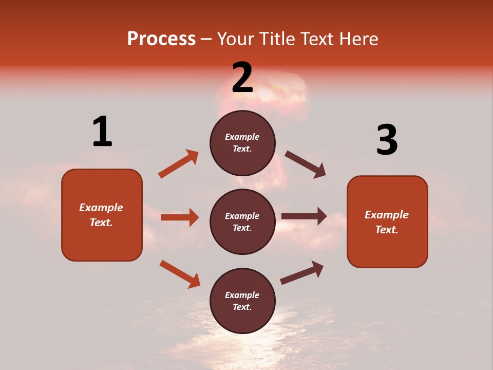 Background Bomb Smog PowerPoint Template