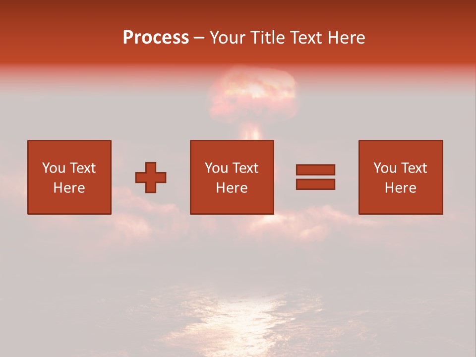Background Bomb Smog PowerPoint Template