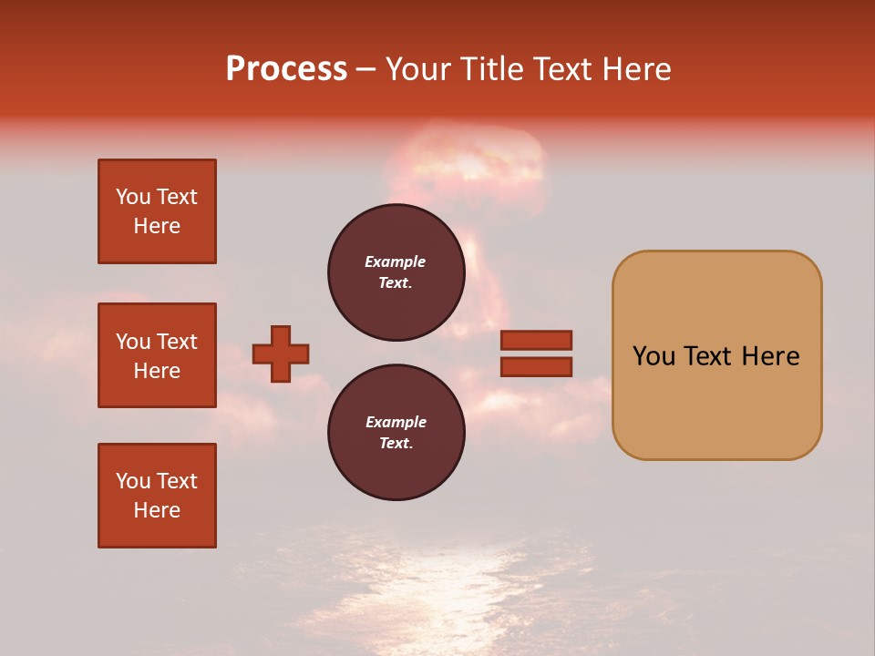 Background Bomb Smog PowerPoint Template