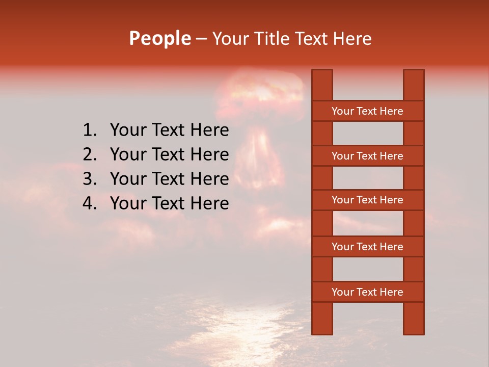 Background Bomb Smog PowerPoint Template