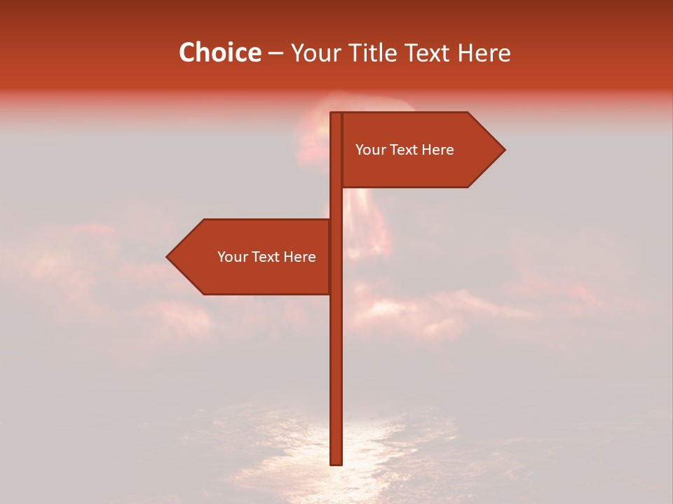 Background Bomb Smog PowerPoint Template