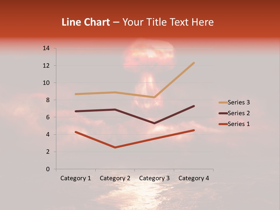 Background Bomb Smog PowerPoint Template