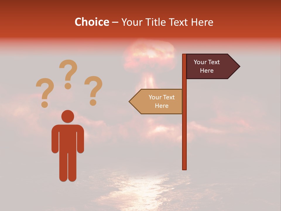 Background Bomb Smog PowerPoint Template