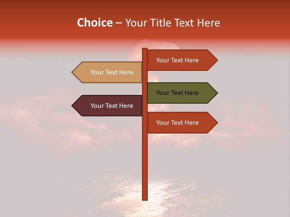 Background Bomb Smog PowerPoint Template