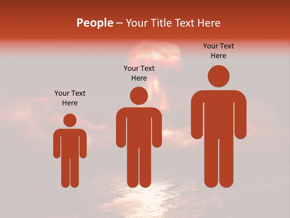 Background Bomb Smog PowerPoint Template