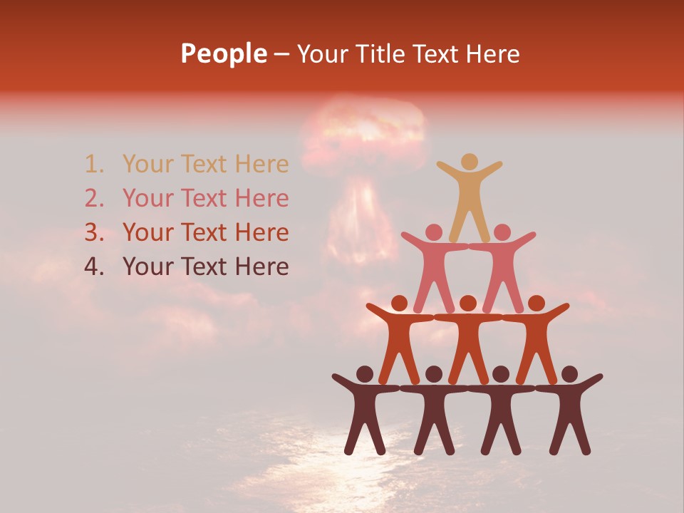 Background Bomb Smog PowerPoint Template